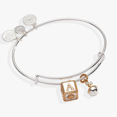 Baby Block and Rattle Bangle, Bracelets, $ 34.00, A Moment Of Now™