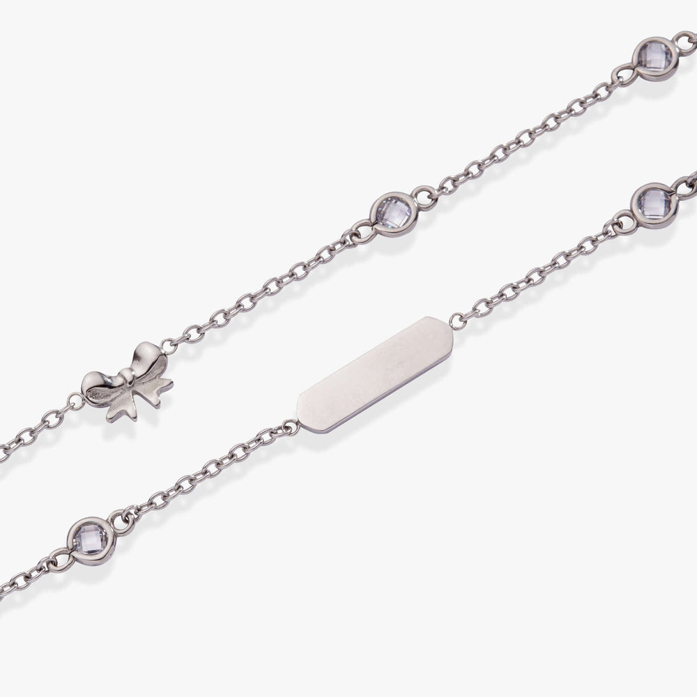 Bow Chain Double Strand Bracelet, Bracelets, $ 38.00, A Moment Of Now™