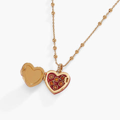 Box of Chocolate Locket Necklace, Necklaces, $ 48.00, A Moment Of Now™