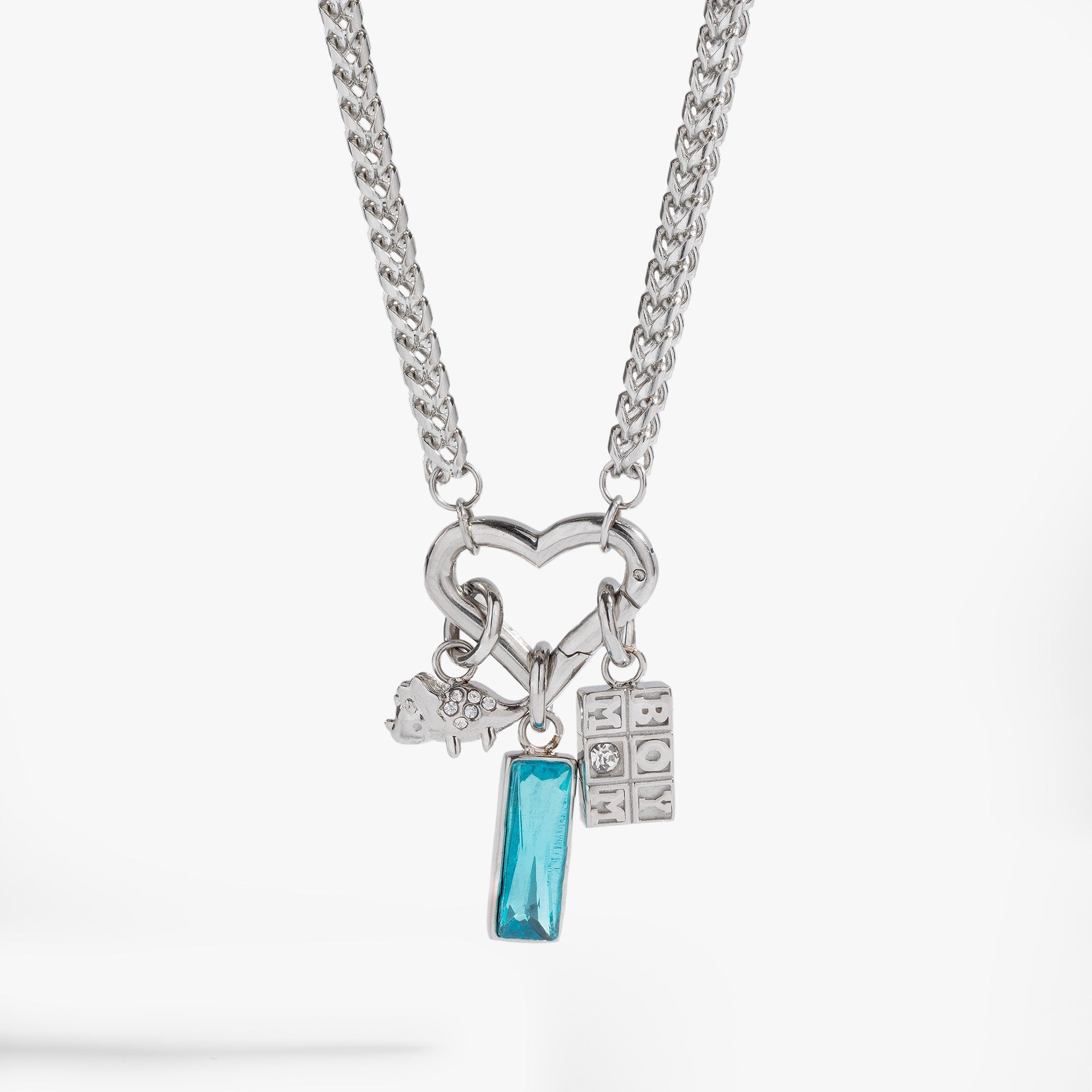 Boy Mom Interchangeable Charm Necklace, Necklaces, $ 33.90, A Moment Of Now™