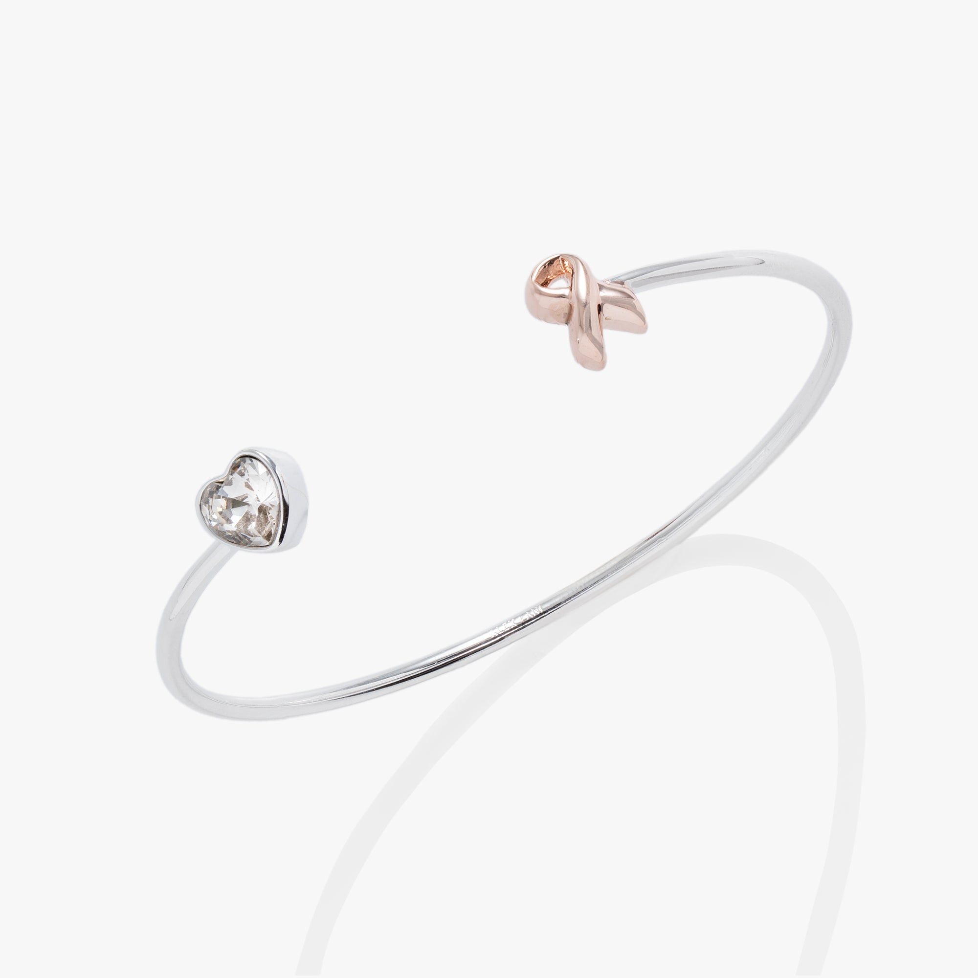 Breast Cancer Awareness Pink Ribbon Flex Cuff, Bracelets, $ 34.00, A Moment Of Now™