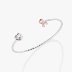 Breast Cancer Awareness Pink Ribbon Flex Cuff, Bracelets, $ 34.00, A Moment Of Now™