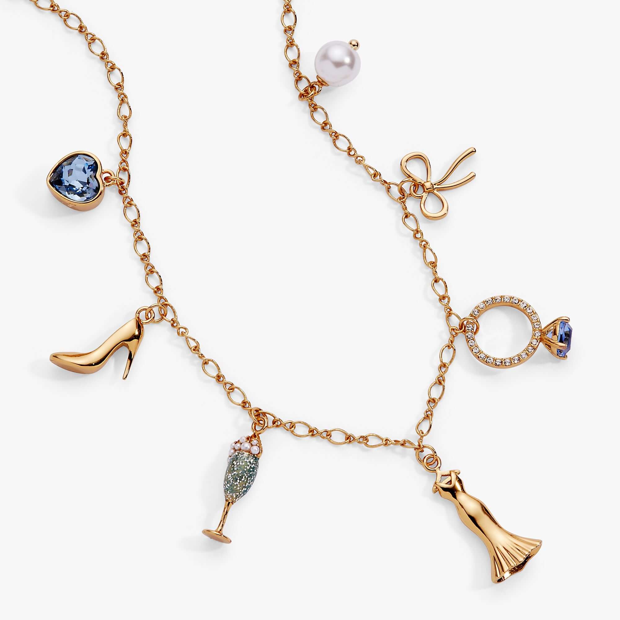 Bridal Multi-Charm Necklace, Necklaces, $ 68.00, A Moment Of Now™