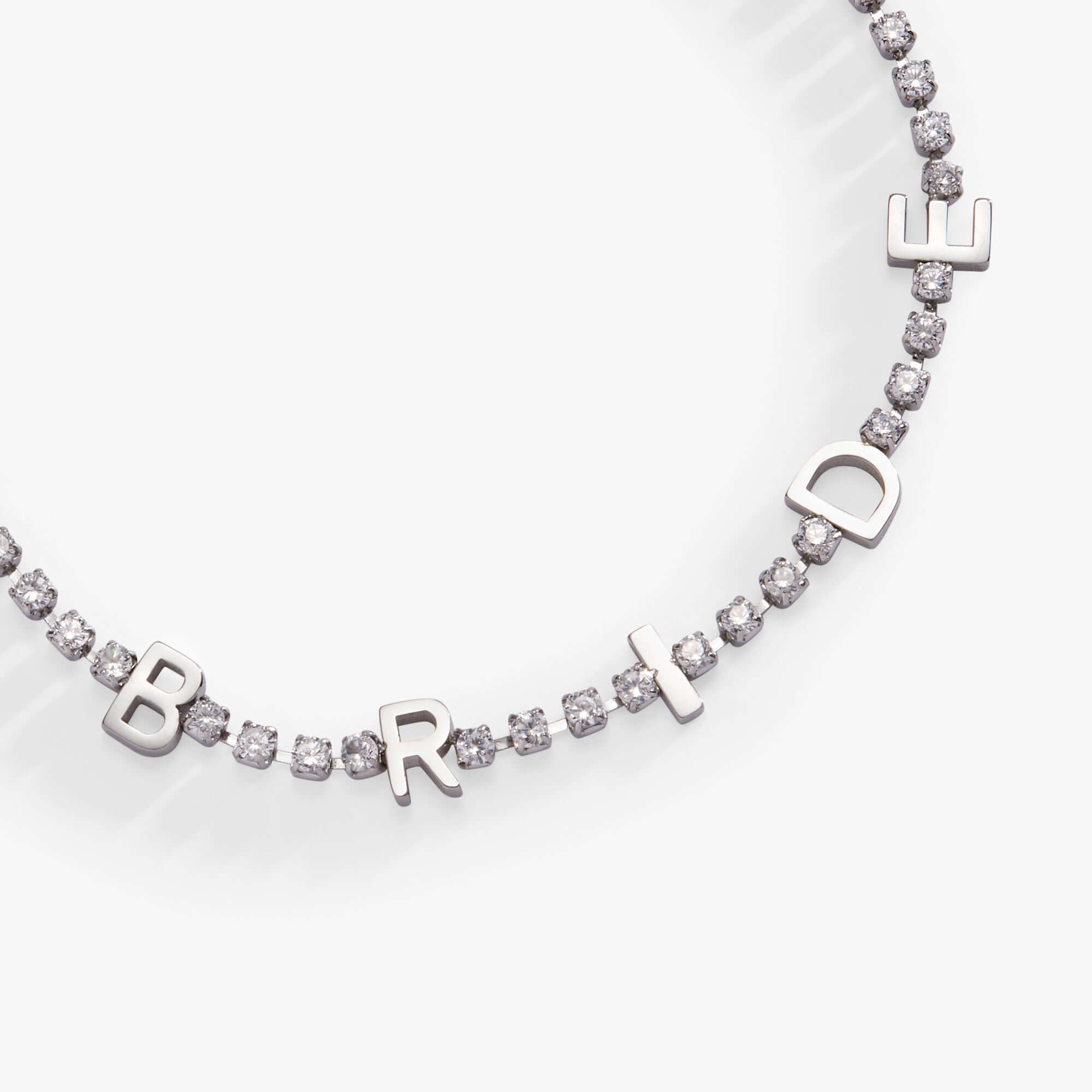 "Bride" Crystal Tennis Bracelet, Bracelets, $ 38.00, A Moment Of Now™