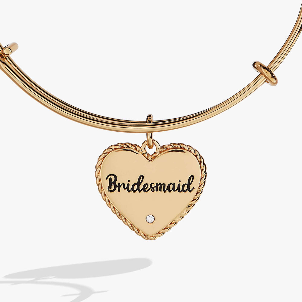 Bridesmaid Heart Bangle, Bracelets, $ 20.00, A Moment Of Now™