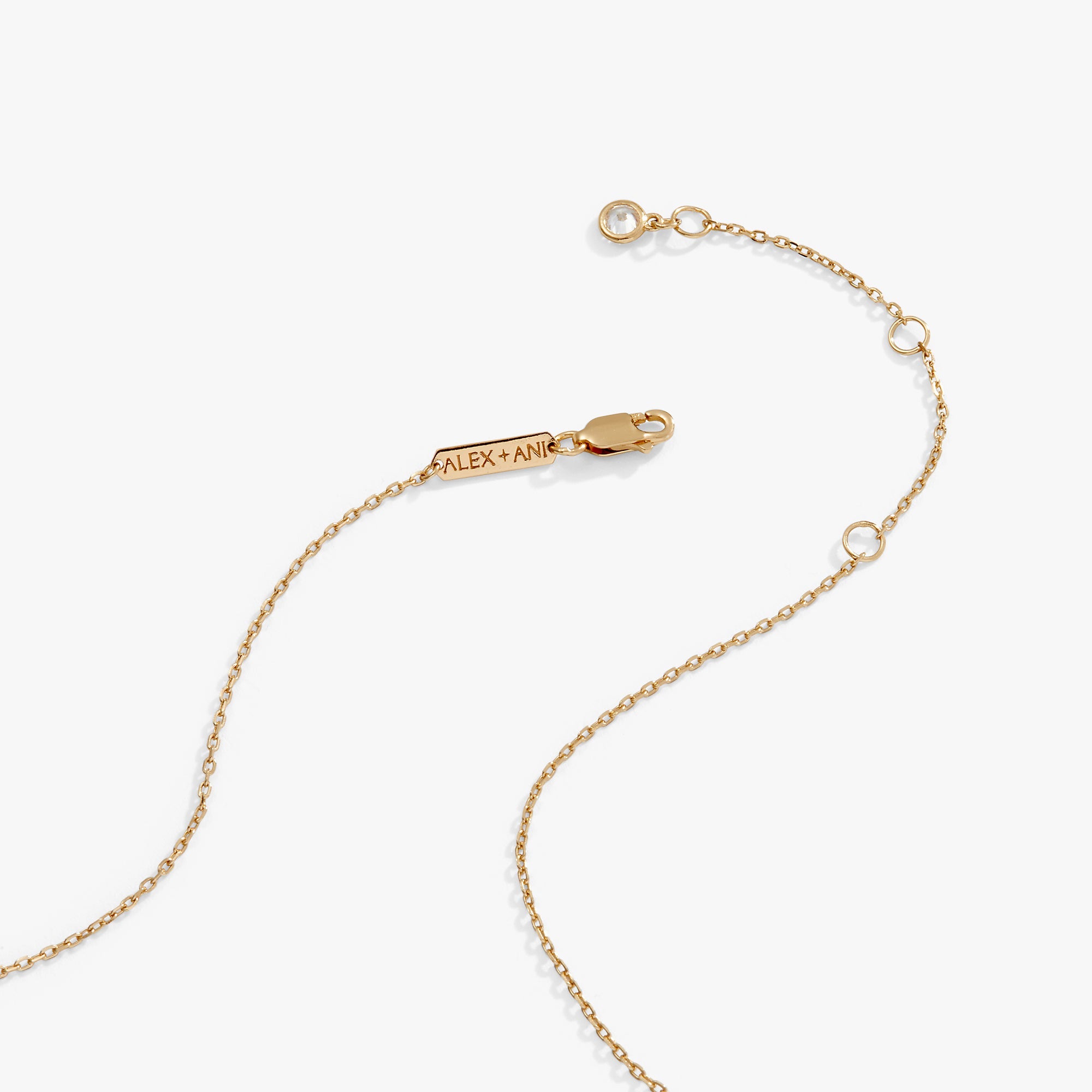 Butterfly + Crystal Necklace, Adjustable, Necklaces, $ 88.00, A Moment Of Now™