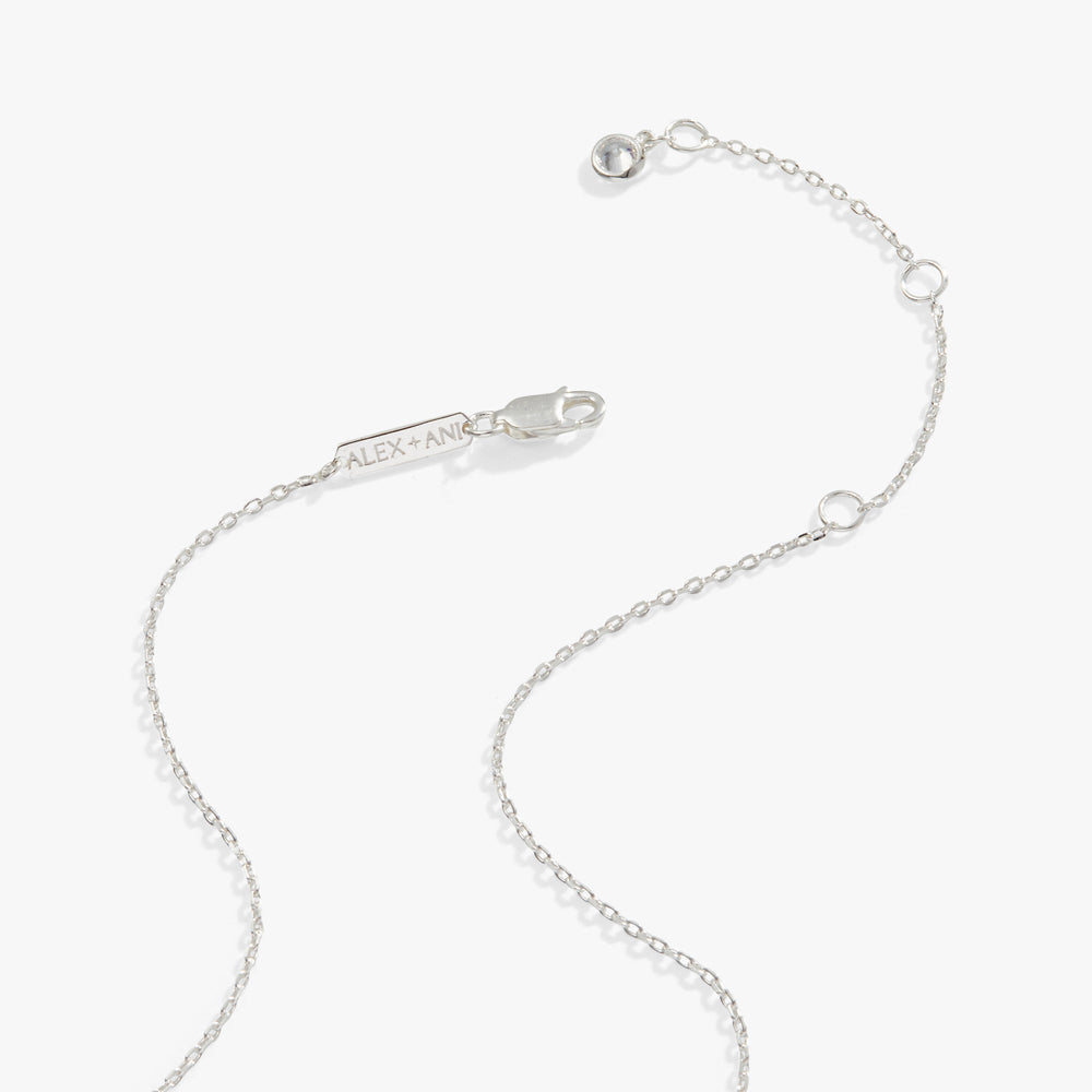 Butterfly + Crystal Necklace, Adjustable, Necklaces, $ 88.00, A Moment Of Now™