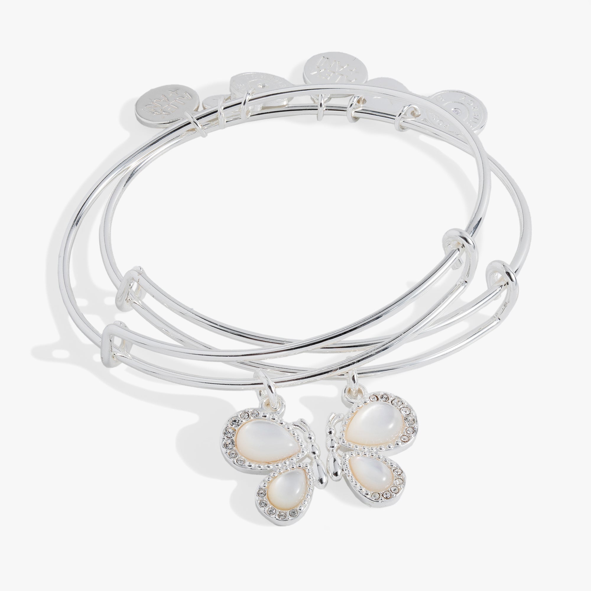 Perfect Pairs- Butterfly Wings Bangle Set of 2, Bracelets, $ 48.00, A Moment Of Now™