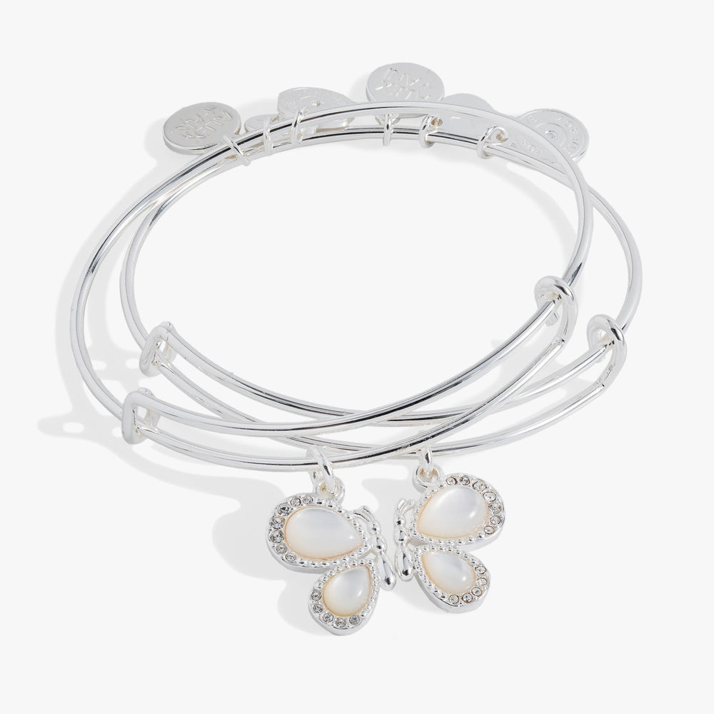 Perfect Pairs- Butterfly Wings Bangle Set of 2, Bracelets, $ 48.00, A Moment Of Now™
