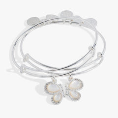 Perfect Pairs- Butterfly Wings Bangle Set of 2, Bracelets, $ 48.00, A Moment Of Now™