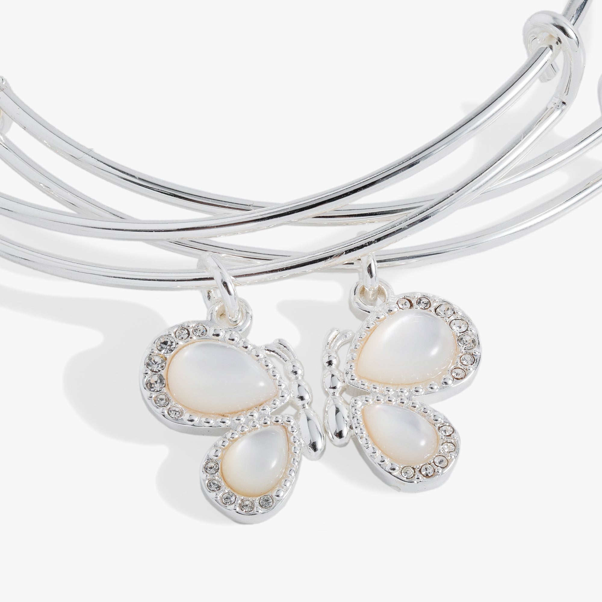 Perfect Pairs- Butterfly Wings Bangle Set of 2, Bracelets, $ 48.00, A Moment Of Now™