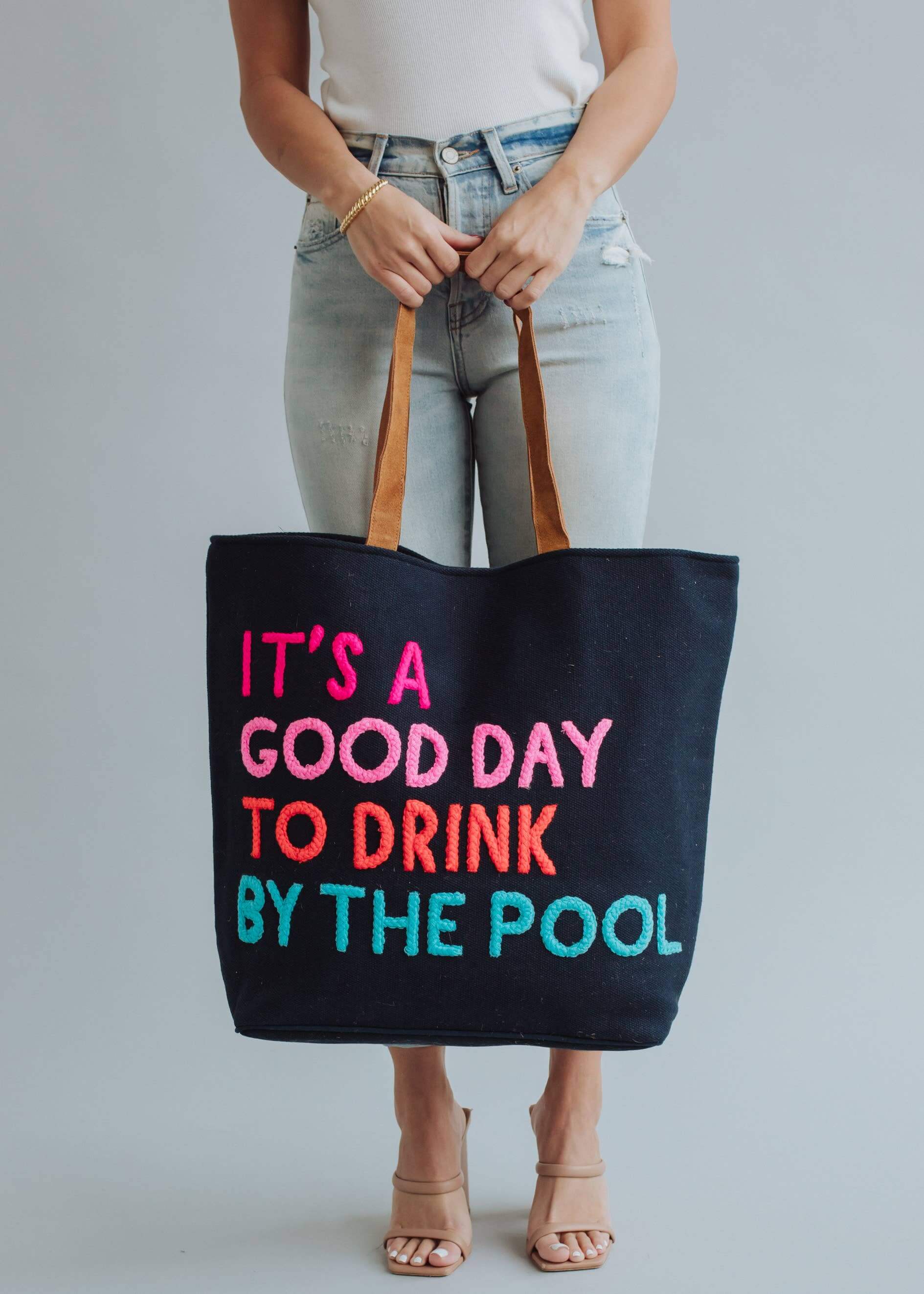 Navy Poolside Bliss Tote, Accessories, $ 89.00, A Moment Of Now™