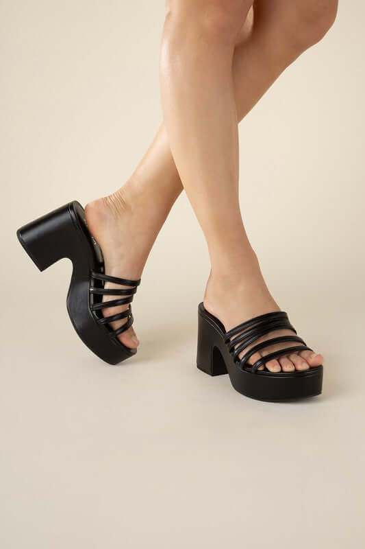 HOLME-S Platform Mule Slides, Fortune Dynamic, $ 45.00