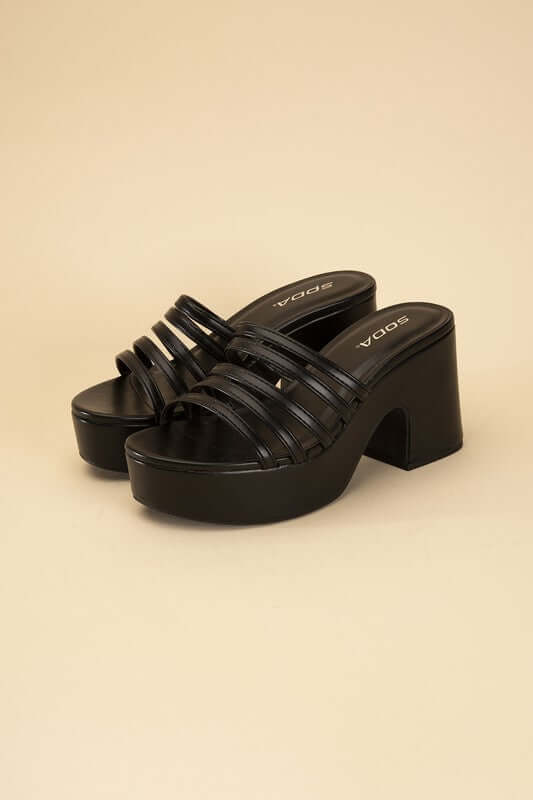 HOLME-S Platform Mule Slides, Fortune Dynamic, $ 45.00