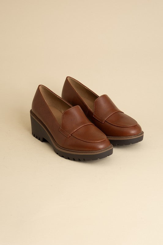 Shop Shop Women's Smart Heeled Loafers in Black or Brown | Boutique Online, Loafers, USA Boutique