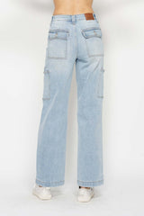 Judy Blue High Waist Straight Cargo Jeans, Judy Blue, $ 79.00