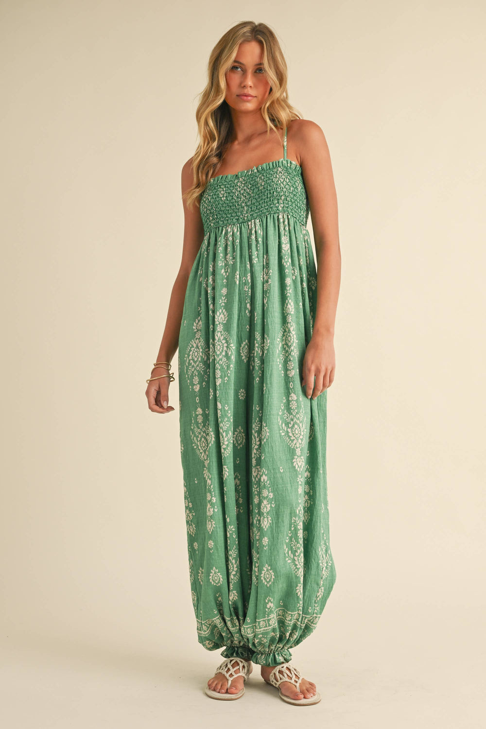 Wildflower Dreams Balloon Jumpsuit | Boutique In USA, Clothing, $ 59.00, A Moment Of Now™