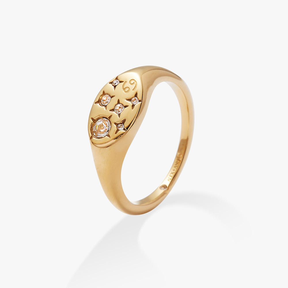 Cancer Zodiac Ring, Rings, $ 34.00, A Moment Of Now™