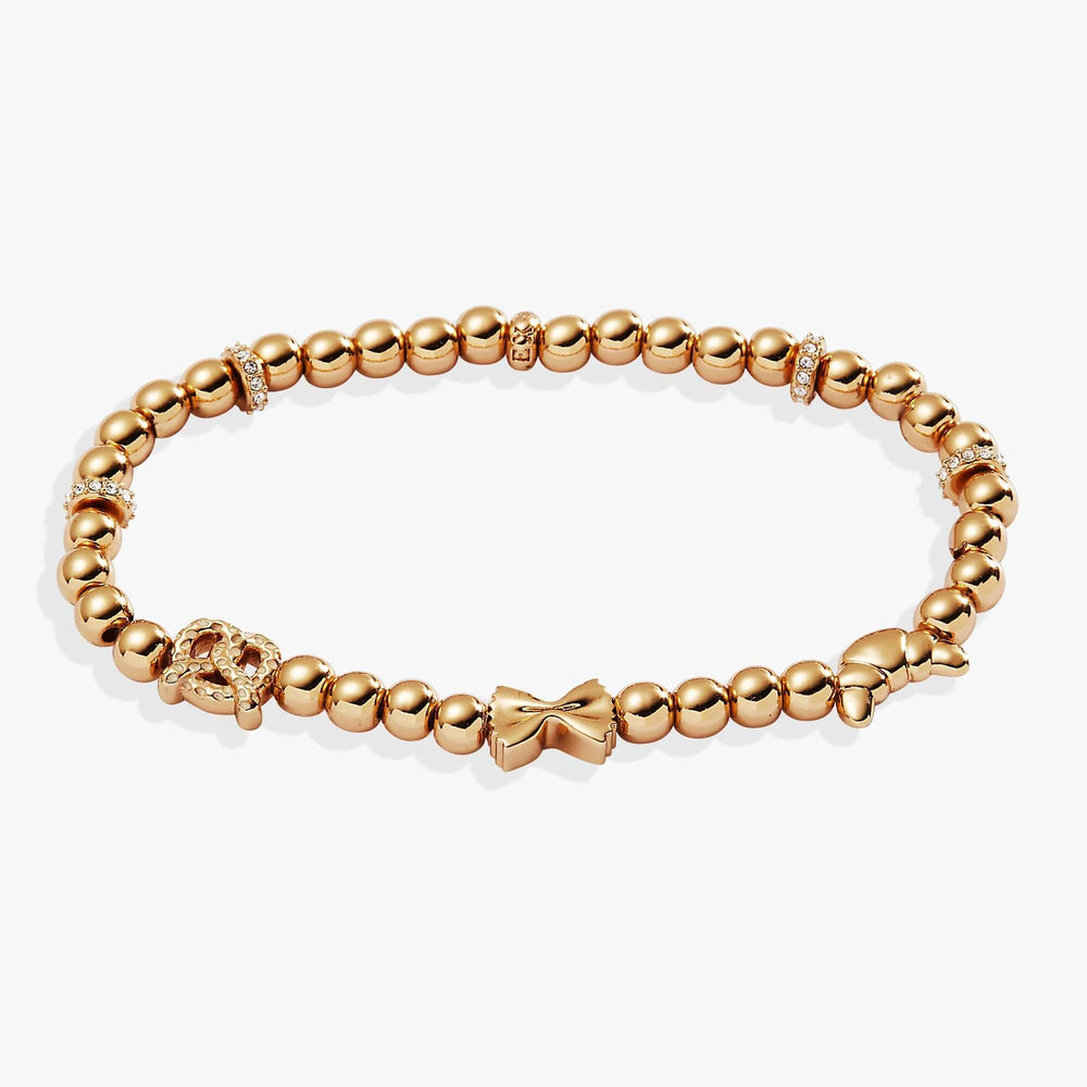 'Carbs are My Love Language' Beaded Stretch Bracelet, Bracelets, $ 38.00, A Moment Of Now™