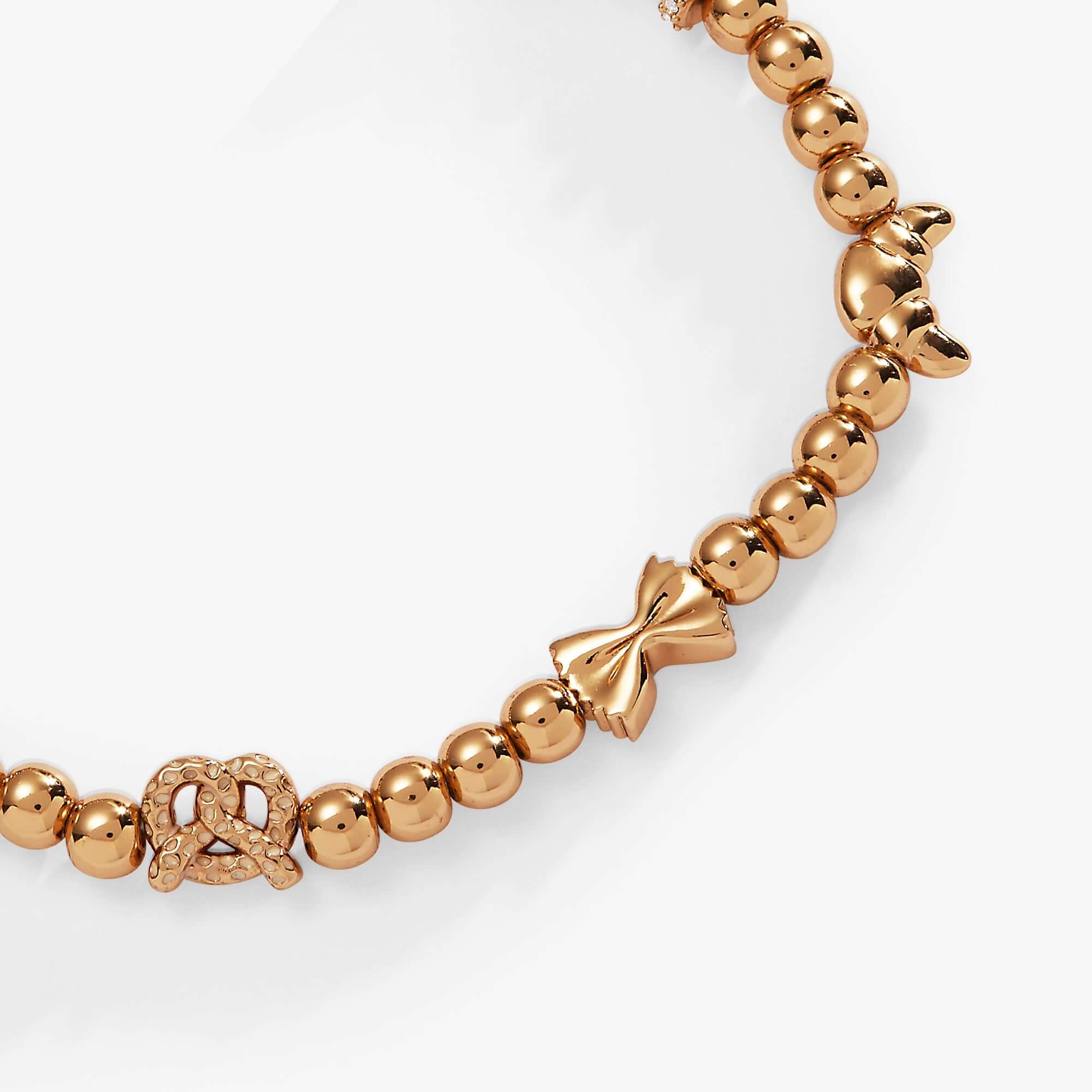 'Carbs are My Love Language' Beaded Stretch Bracelet, Bracelets, $ 38.00, A Moment Of Now™
