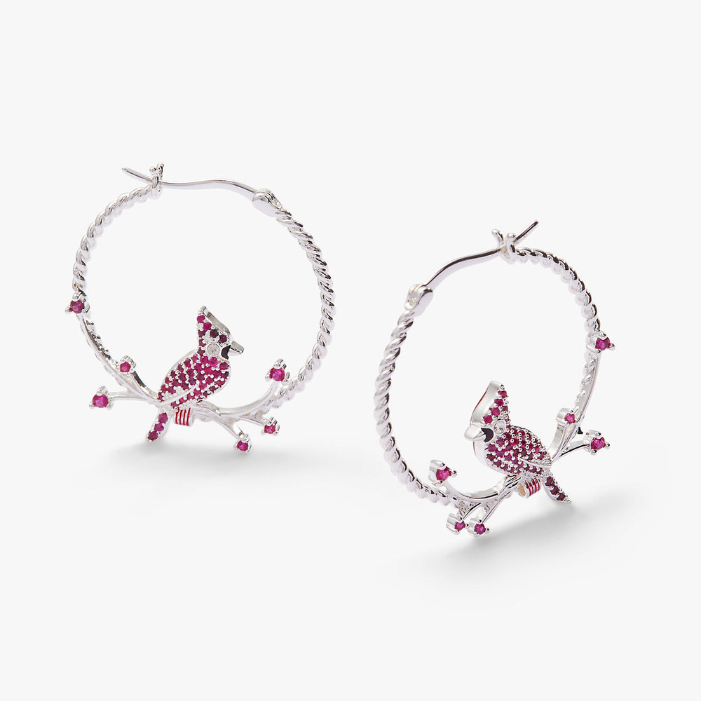 Cardinal Reversible Hoop Earrings, Earrings, $ 38.00, A Moment Of Now™