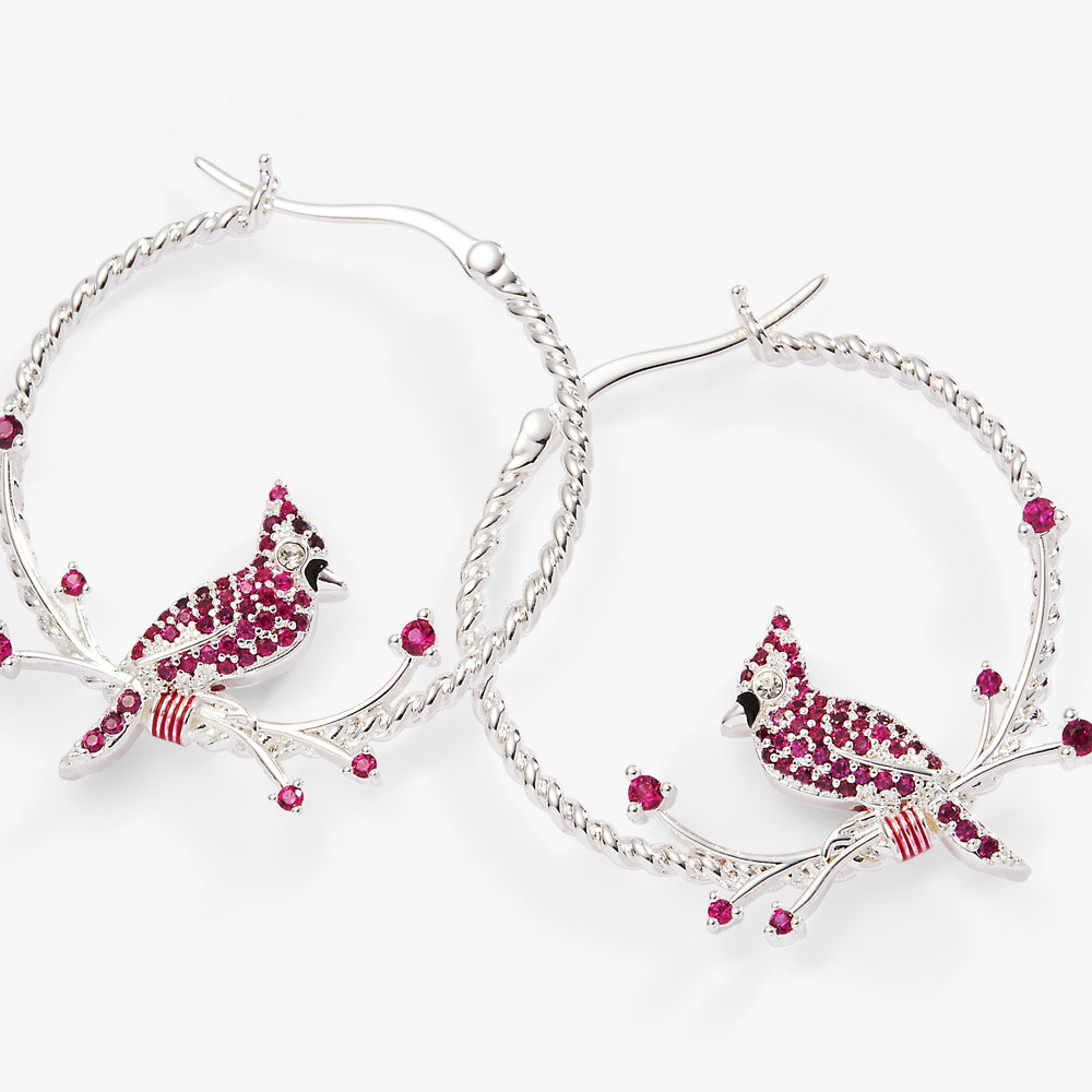 Cardinal Reversible Hoop Earrings, Earrings, $ 38.00, A Moment Of Now™