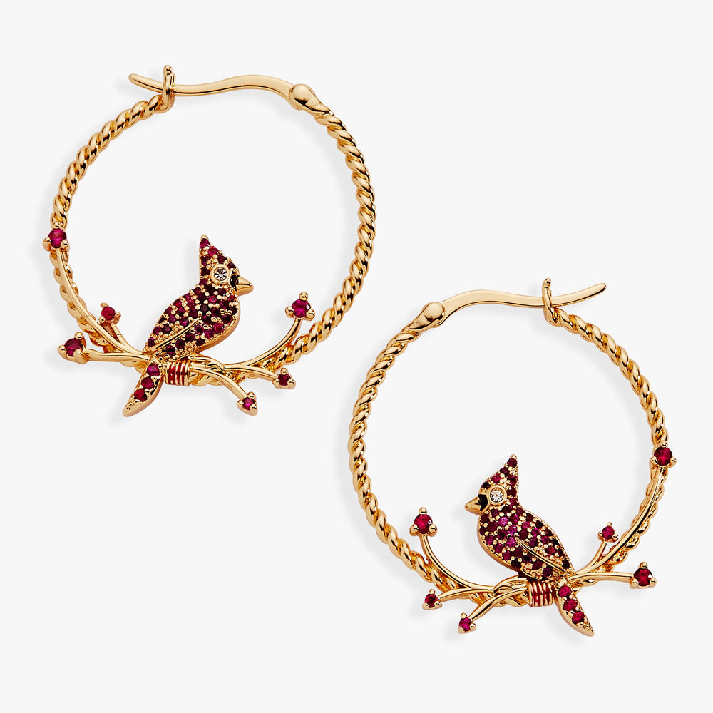 Cardinal Reversible Hoop Earrings, Earrings, $ 38.00, A Moment Of Now™