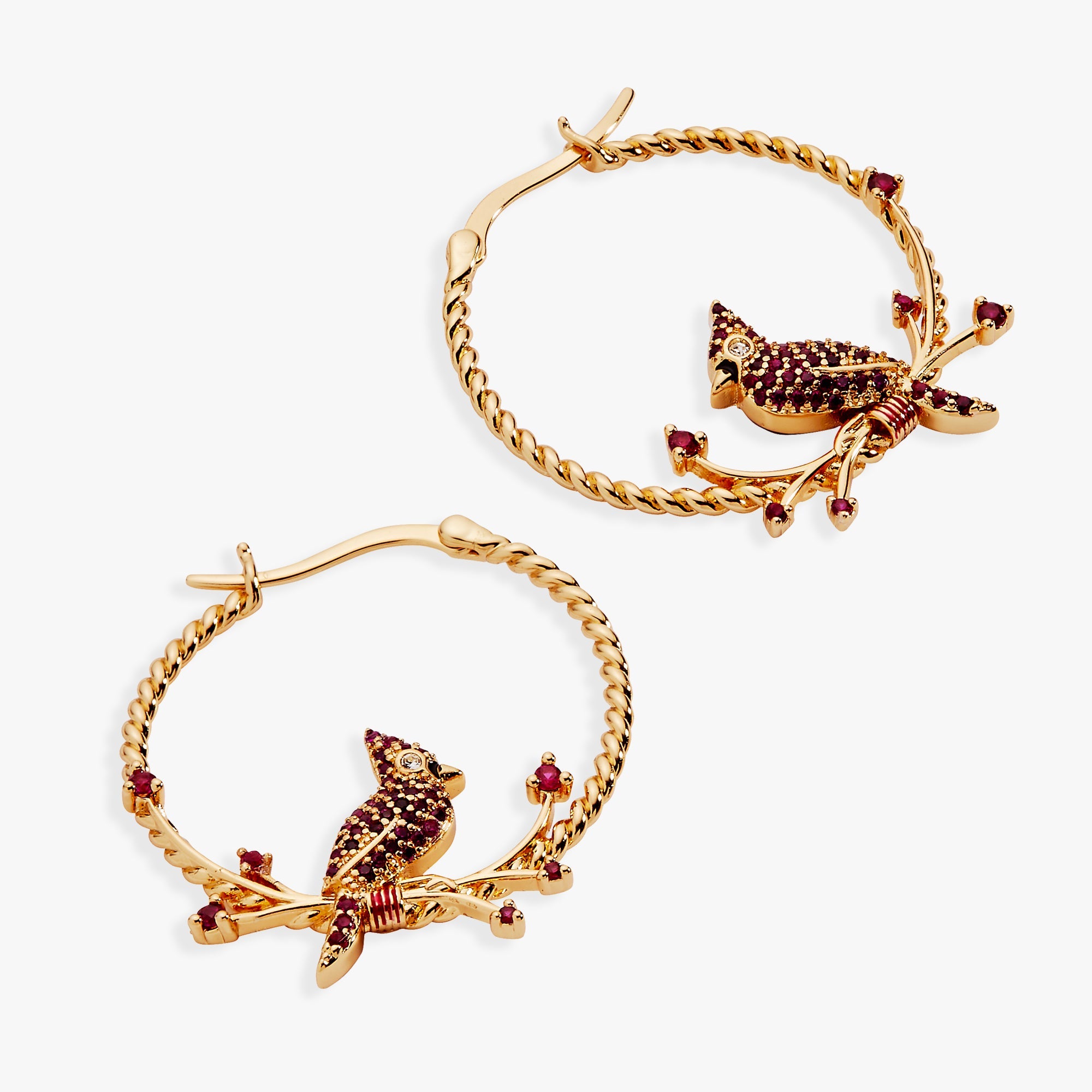 Cardinal Reversible Hoop Earrings, Earrings, $ 38.00, A Moment Of Now™