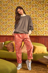 Shop Smiley face pattern baggy causal pants, Pants, USA Boutique