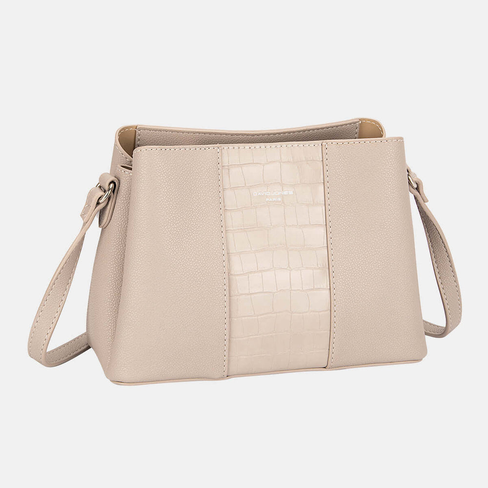 David Jones PU Leather Crossbody Bag Handbag - Chic & Functional, Crossbody Bags, $ 45.00, A Moment Of Now™