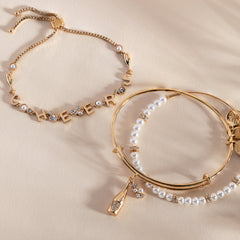 “Cheers” Champagne Inline Bolo Bracelet, Bracelets, $ 19.90, A Moment Of Now™