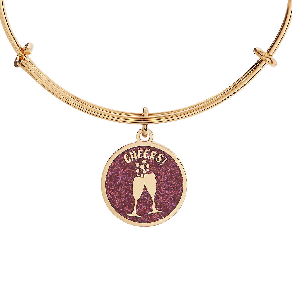 Happy New Year Cheers Bangle, Bracelets, $ 28.00, A Moment Of Now™