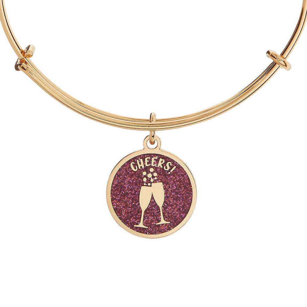 Happy New Year Cheers Bangle, Bracelets, $ 28.00, A Moment Of Now™