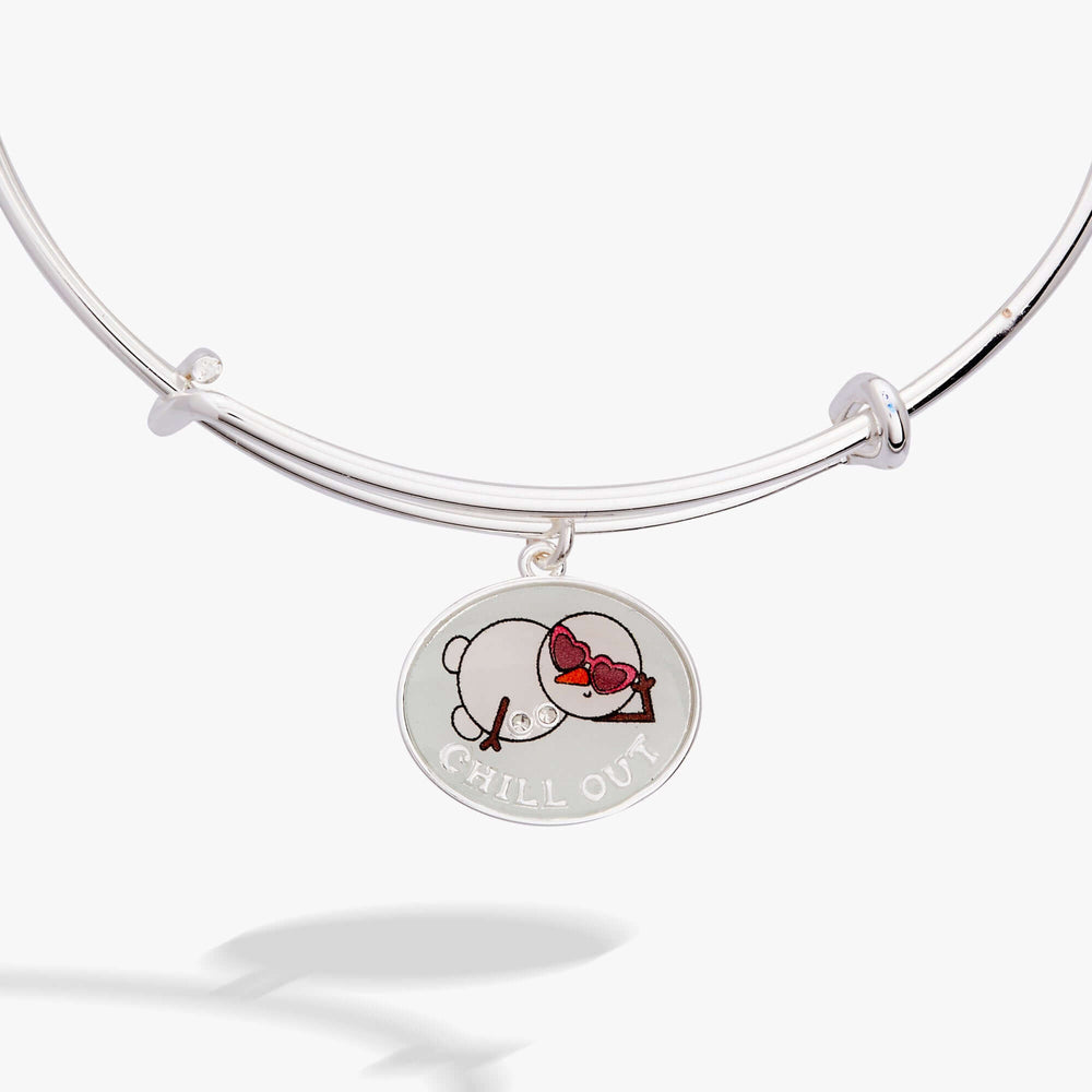 Snowman ‘Chill Out’ Charm Bangle, Bracelets, $ 28.00, A Moment Of Now™