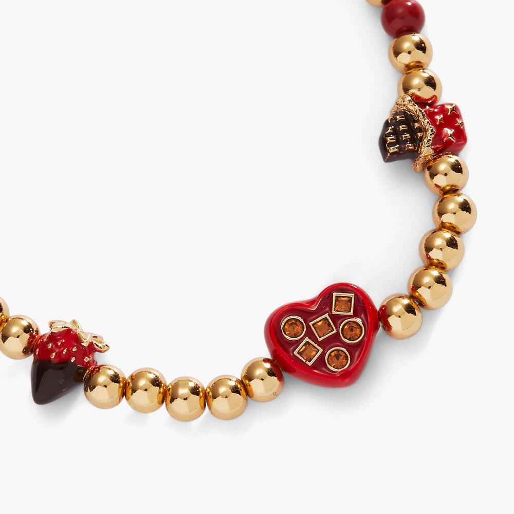 ”Chocolate Is My Love Language” Stretch Bracelet, Bracelets, $ 38.00, A Moment Of Now™
