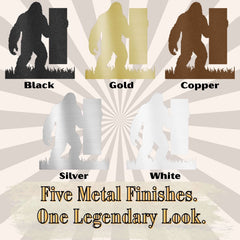Bigfoot Custom Name, Address, Message Metal Steel Wall Decor Personalized Gift