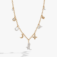 Cosmic Cowgirl Charm Necklace, Necklaces, $ 33.90, A Moment Of Now™