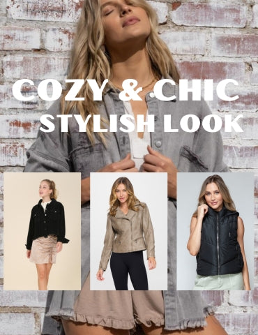 Cozy & Chic Stylish Look. Fall Fashion Collection Is Ready! 