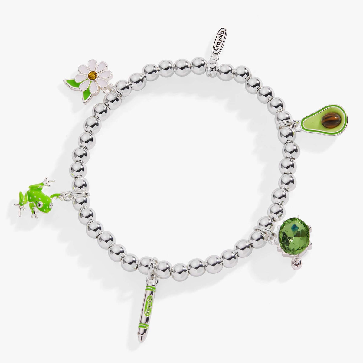 Crayola Fan Favorites Forest Green Charm Stretch Bracelet | Boutique In USA, Bracelets, $ 48.00, A Moment Of Now™