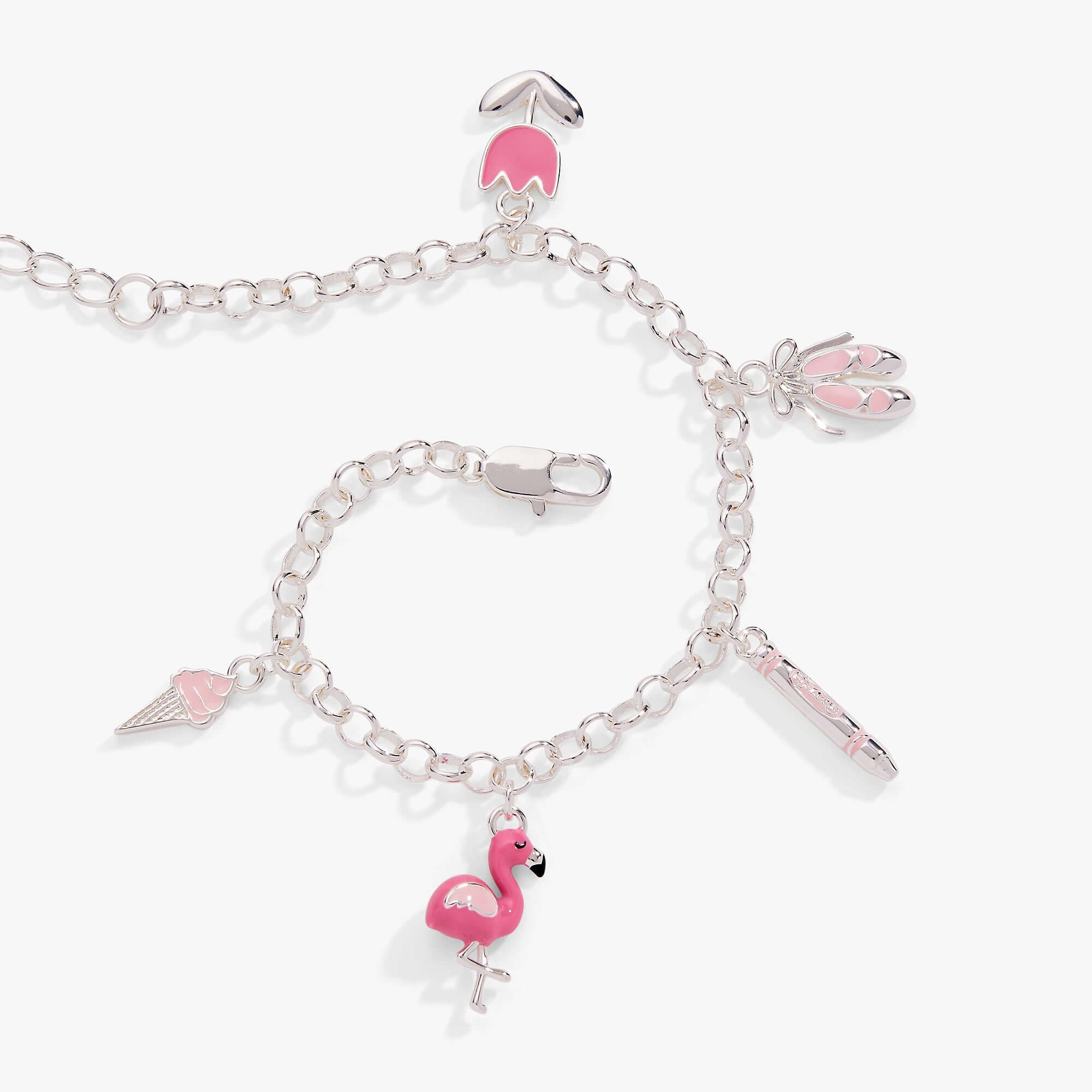 Crayola Fan Favorites Tickle Me Pink Charm Bracelet
