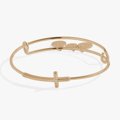 Cross Inline Bangle, Bracelets, $ 34.00, A Moment Of Now™