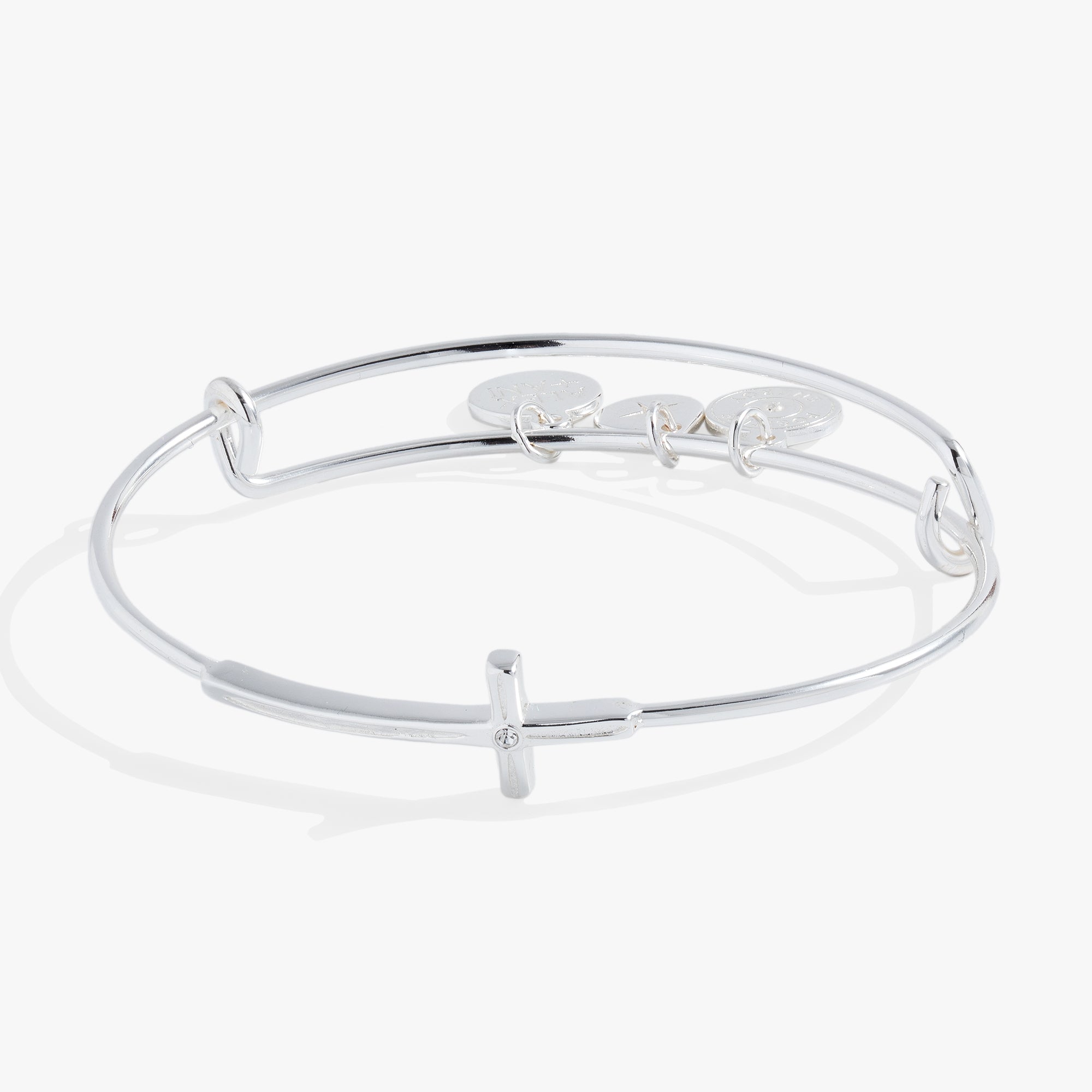 Cross Inline Bangle, Bracelets, $ 34.00, A Moment Of Now™