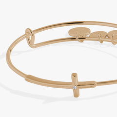 Cross Inline Bangle, Bracelets, $ 34.00, A Moment Of Now™