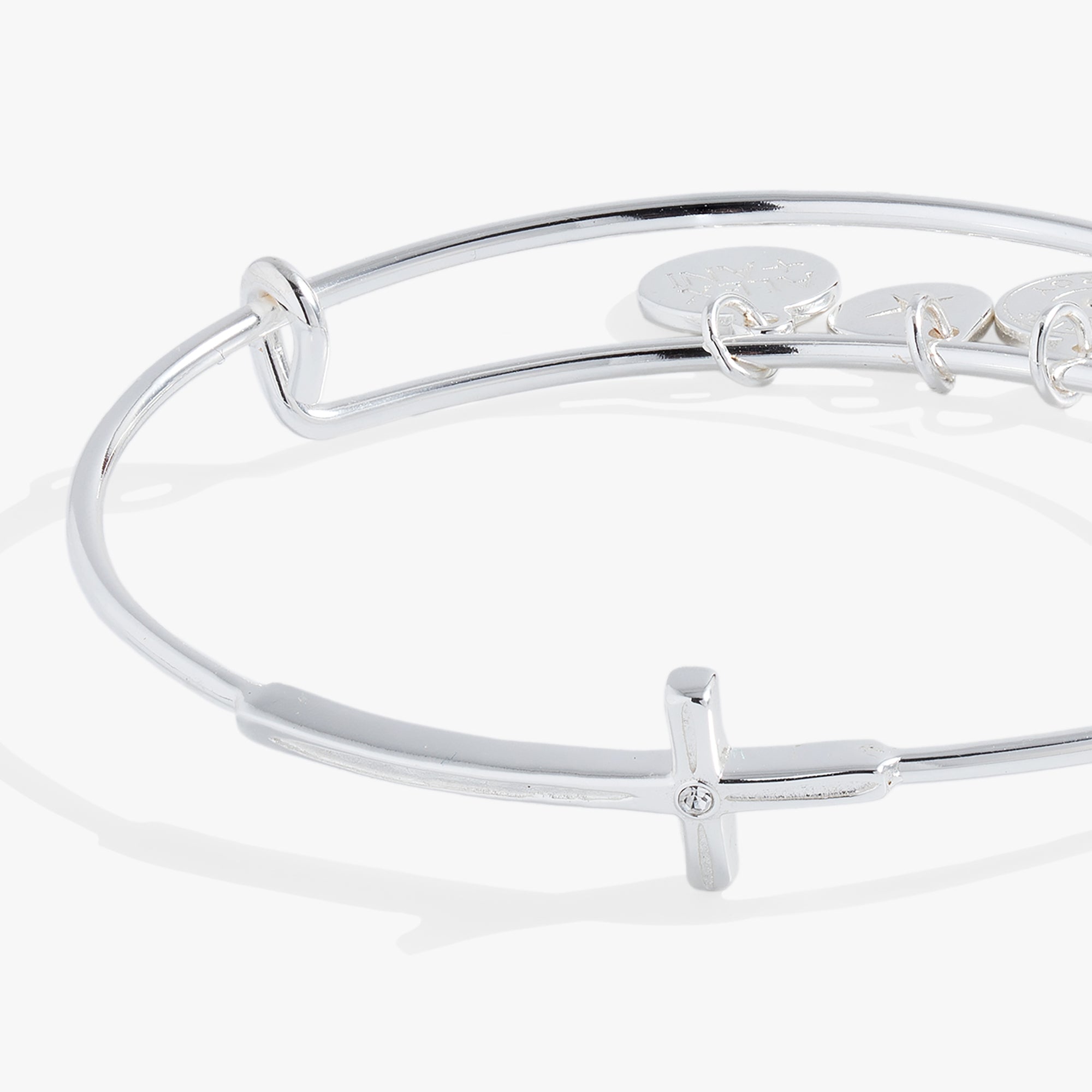 Cross Inline Bangle, Bracelets, $ 34.00, A Moment Of Now™