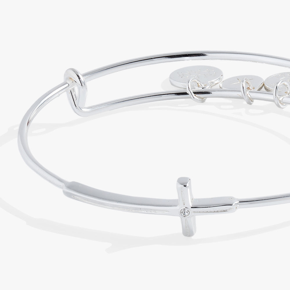 Cross Inline Bangle, Bracelets, $ 34.00, A Moment Of Now™