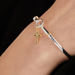 Cross Clip Bangle, Bracelets, $ 34.00, A Moment Of Now™