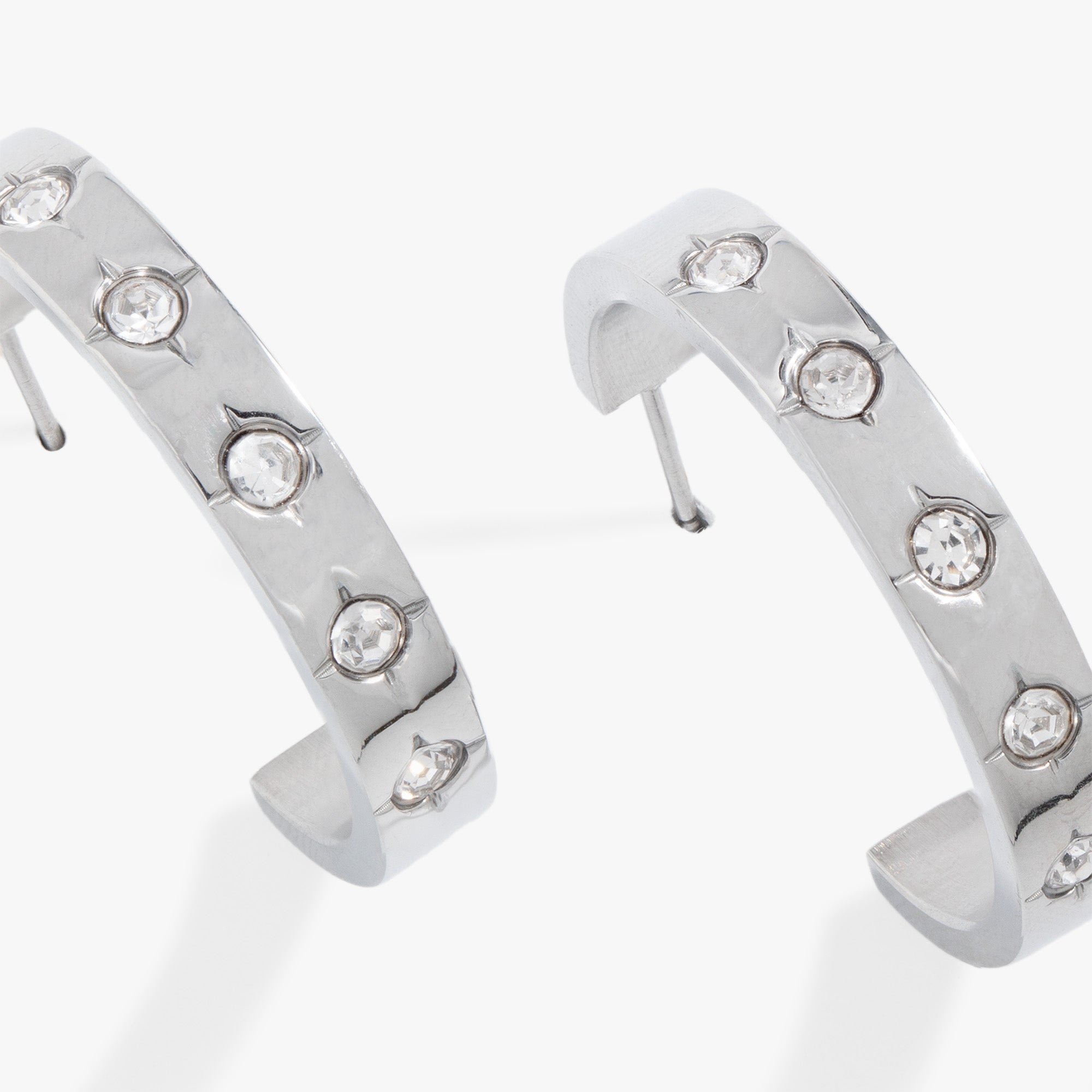 Crystal Accent Hoop, Earrings, $ 24.90, A Moment Of Now™