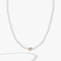 Crystal and Pearl Beaded Necklace, Necklaces, $ 48.00, A Moment Of Now™