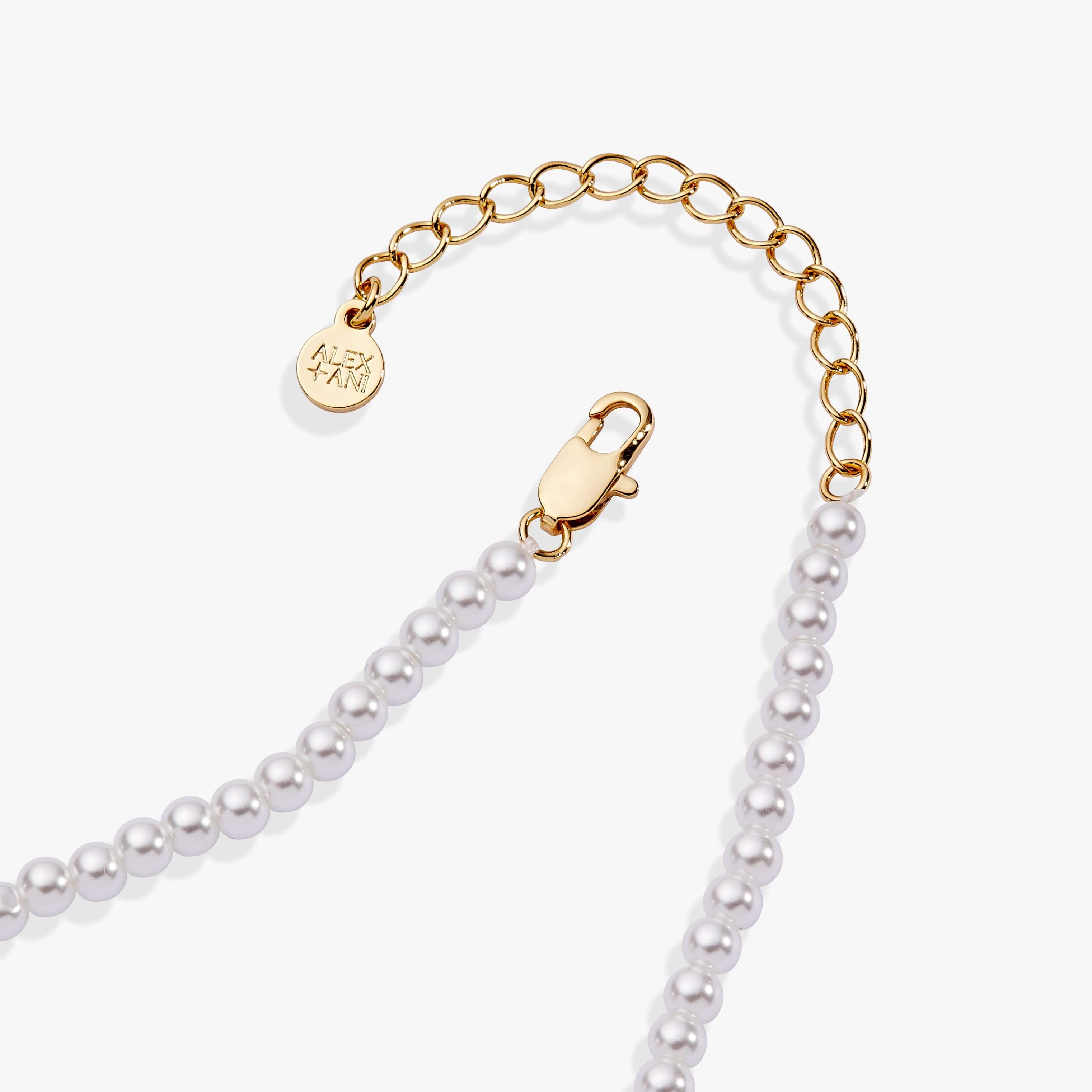 Crystal and Pearl Beaded Necklace, Necklaces, $ 48.00, A Moment Of Now™