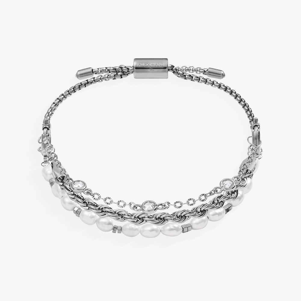Crystal + Pearl Stranded™ Bracelet Set, Bracelets, $ 78.00, A Moment Of Now™